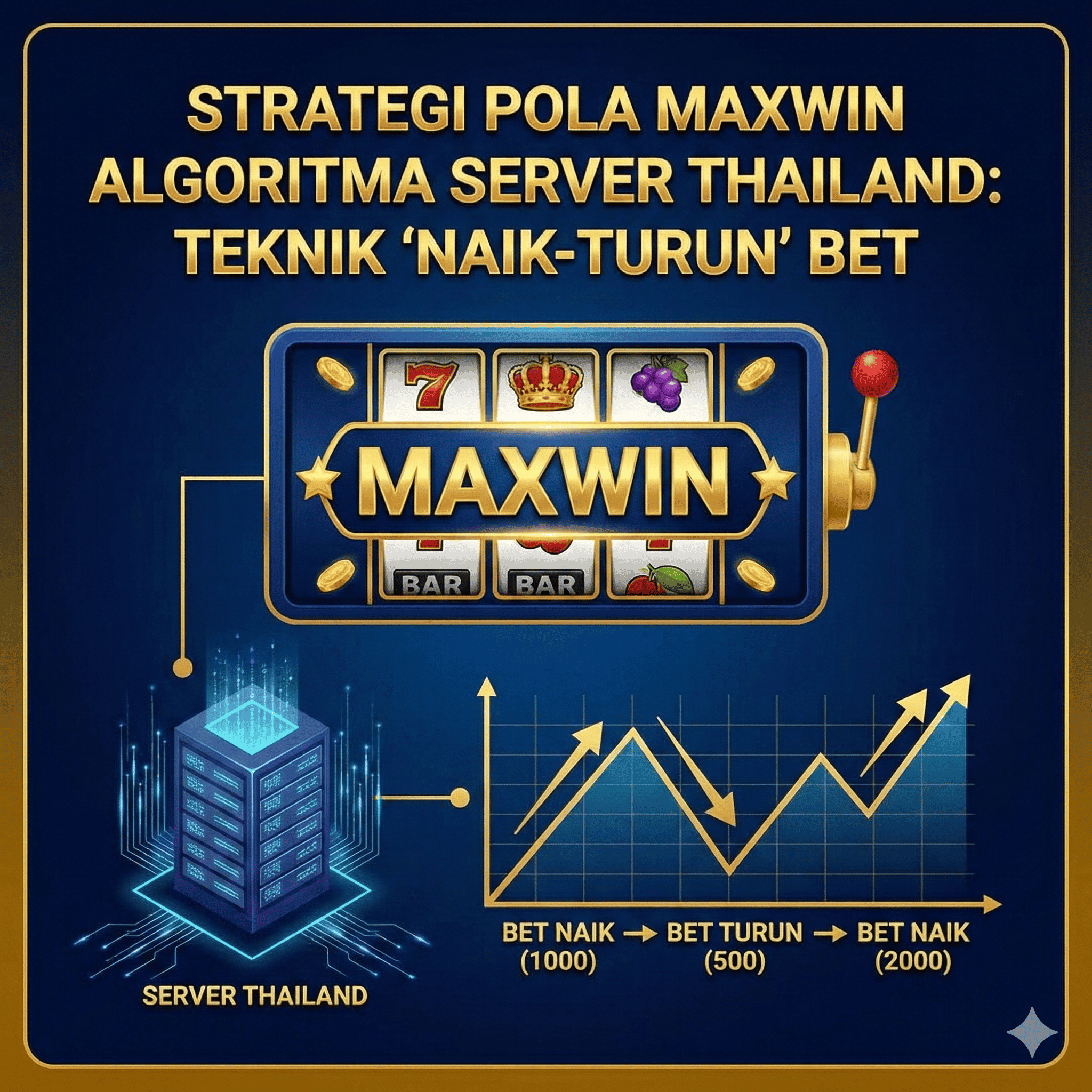 Strategi Pola Maxwin Khusus Algoritma Server Thailand: Teknik 'Naik-Turun' Bet